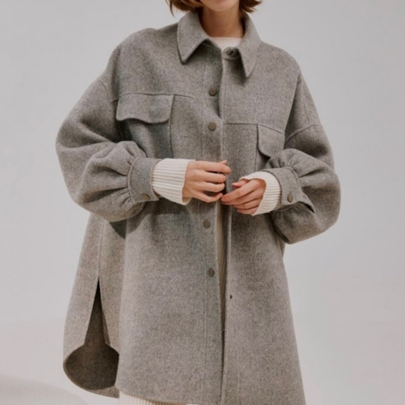 nap Jackets & Blazers - Nap Alpaca and Wool Coat